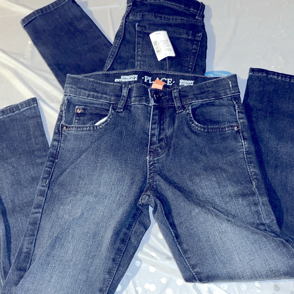 The Children Place kids unisex jeans 4 pairs left